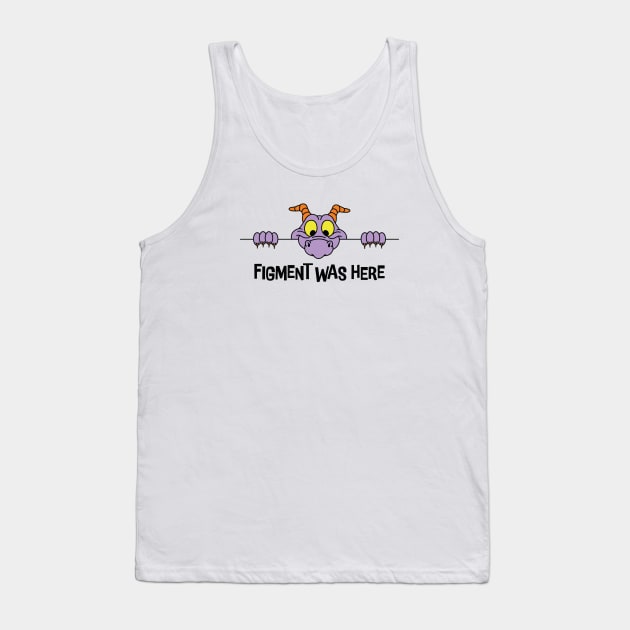 FIGMENT (KILROY) WAS HERE Tank Top by Hou-tee-ni Designs